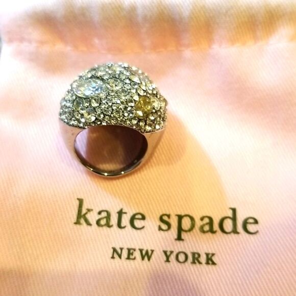 SWAROVSKI RING From KATE SPADE!!! NWOT!!! - Picture 1 of 5